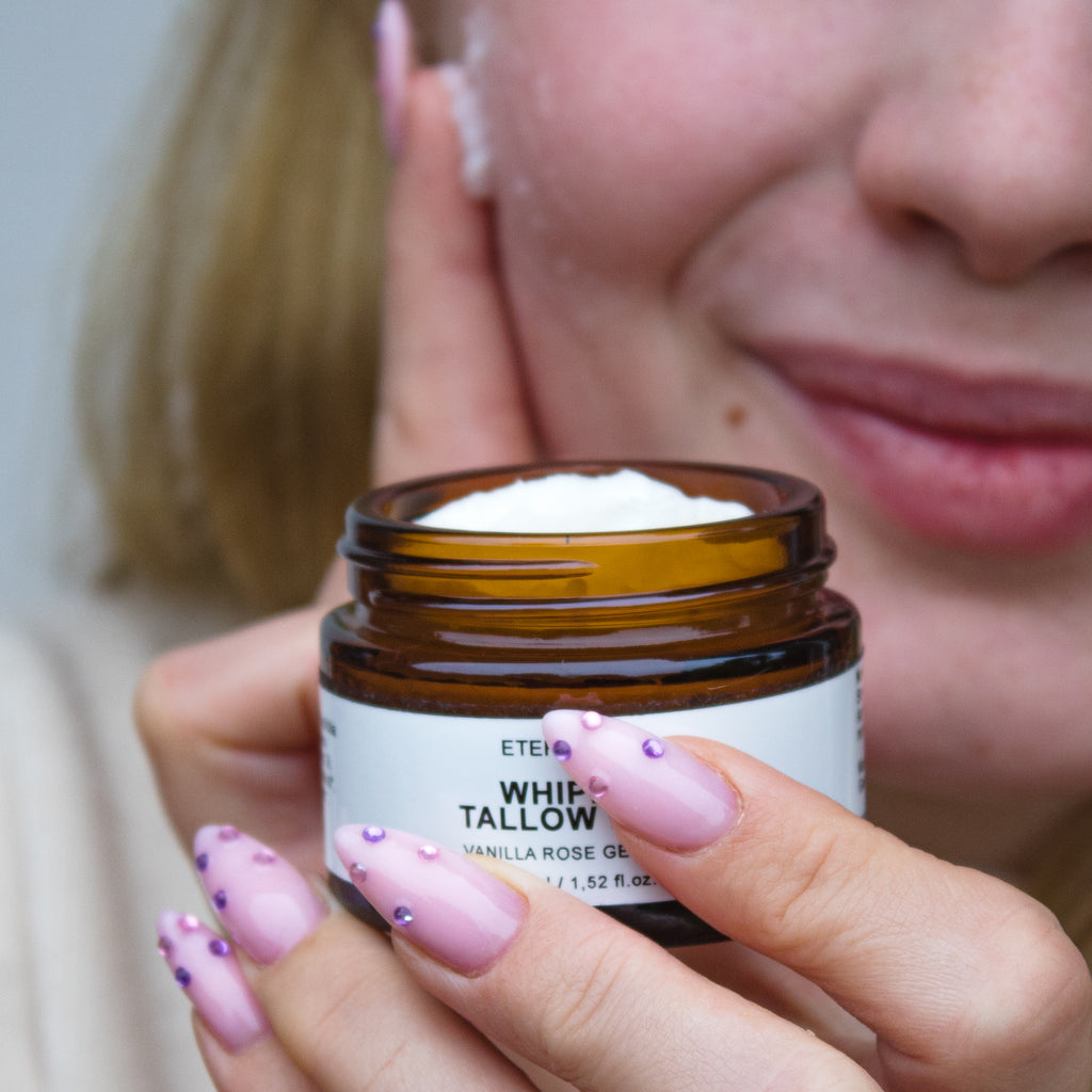 Whipped Tallow Creme Vanille + Rosengeranie & Vitamin E