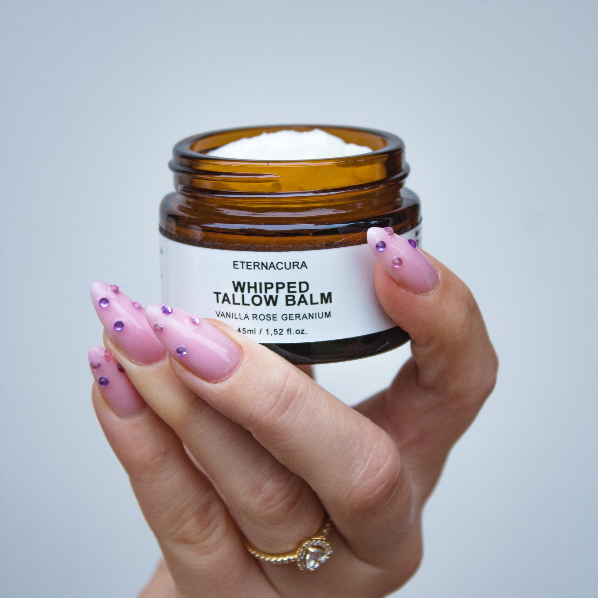 Whipped Tallow Creme Vanille + Rosengeranie & Vitamin E